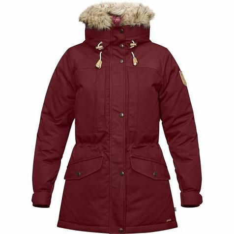 Fjallraven Singi Down Jacket Red Singapore For Women (SG-763448)